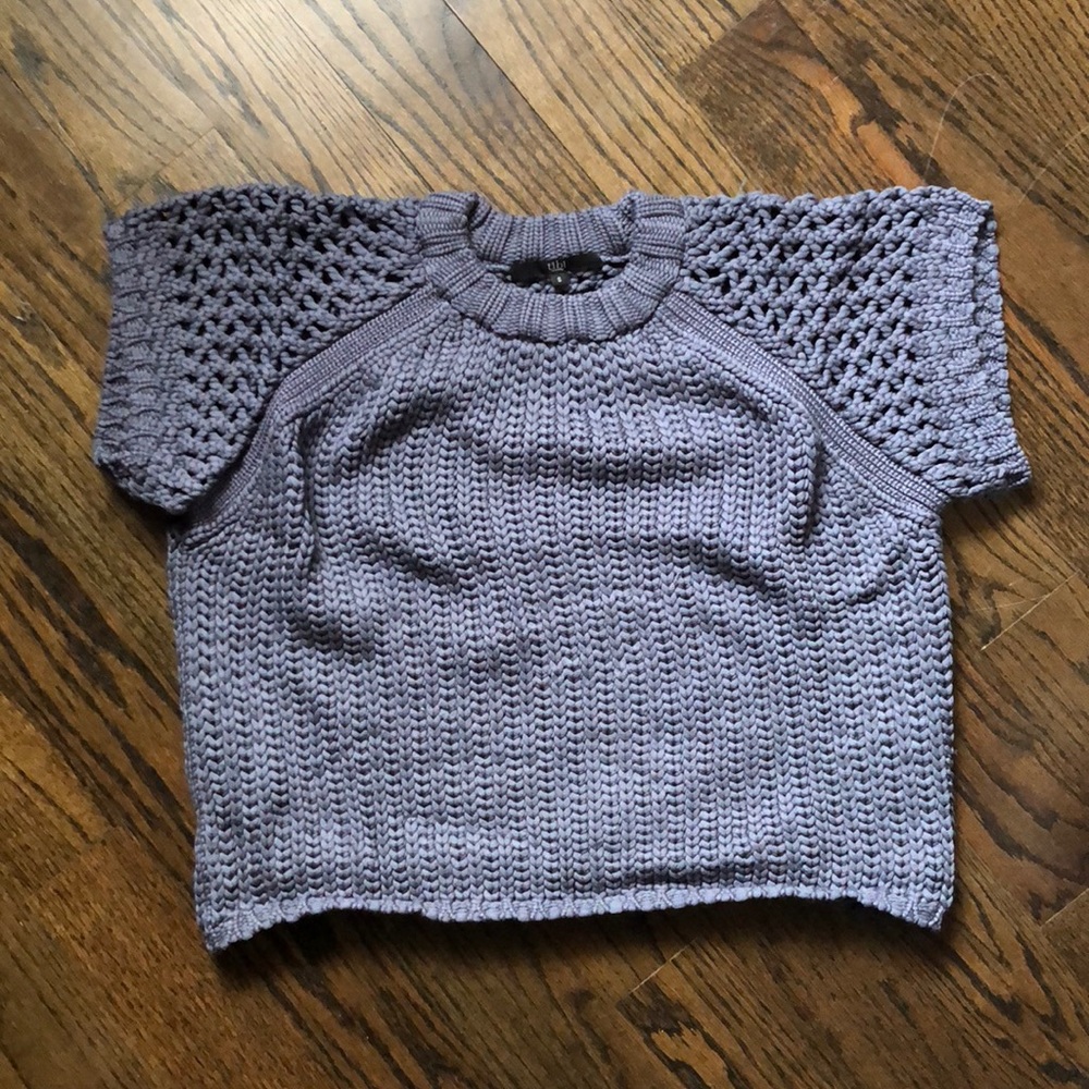Tibi Crochet Blue Blouse Size S!! NWOT. Never worn